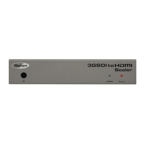 Gefen EXT-3GSDI-2-HDMI1.3S User manual Gefen EXT-3GSDI-2-HDMI1.3S User manual