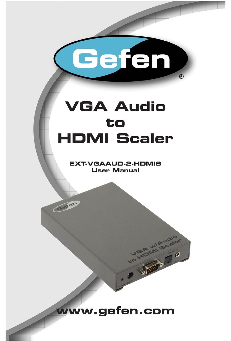Gefen EXT-VGAAUD-2-HDMIS user manual