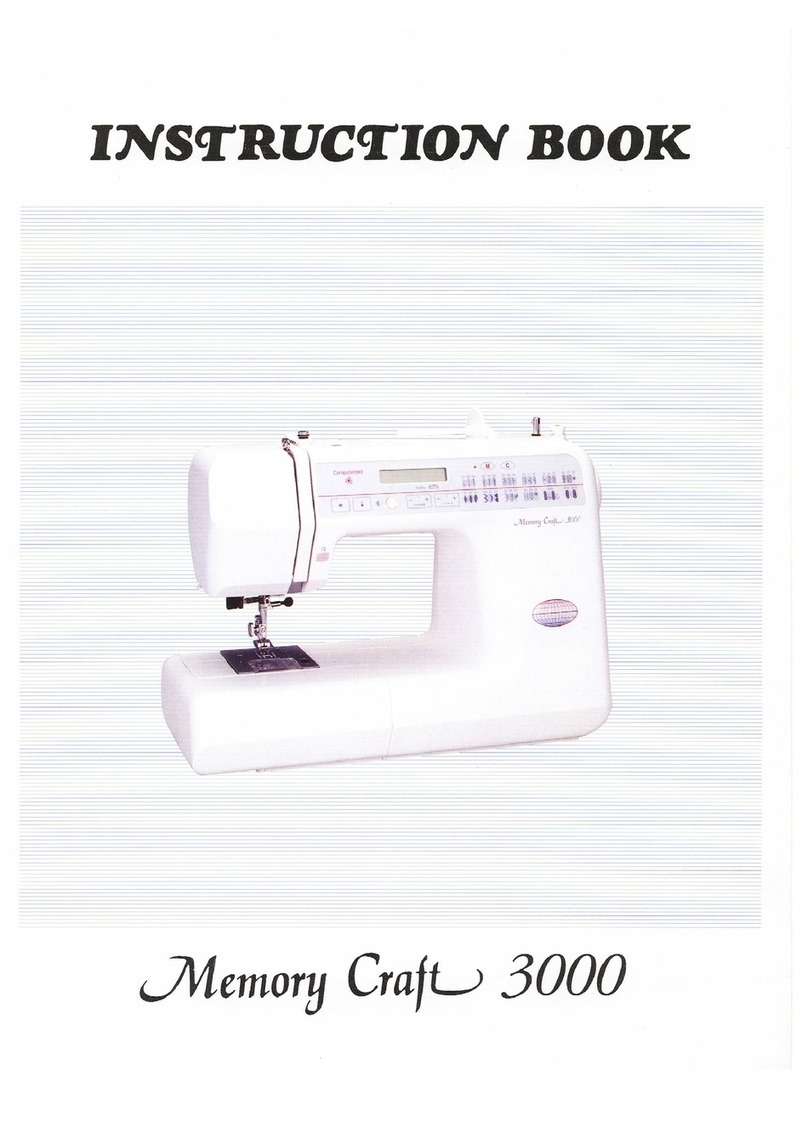 Janome Memory Craft 3000 User manual