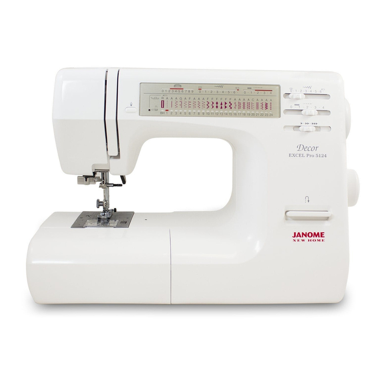 Janome Excel Pro 5124 Instruction book
