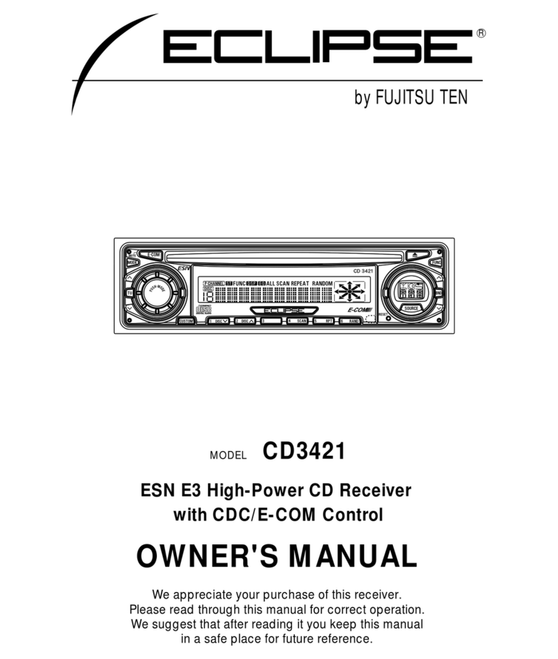 Eclipse CD3421 User manual