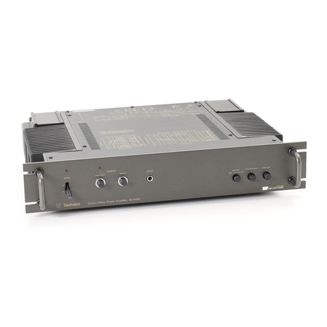 Technics SE-9060 (X) User manual