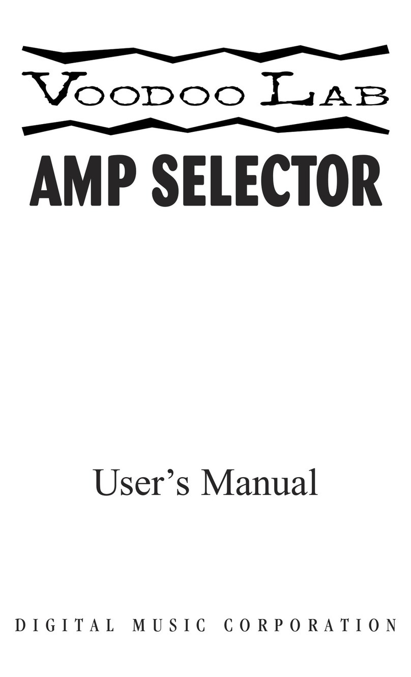 Voodoo Lab Amp Selector user manual