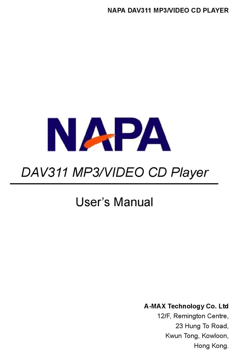 A-MAX Technology NAPA DAV311 user manual