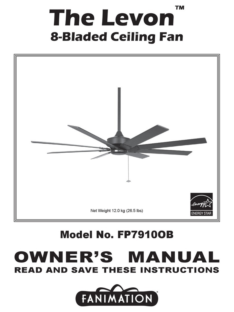 Fanimation Levon FP7910OB User manual