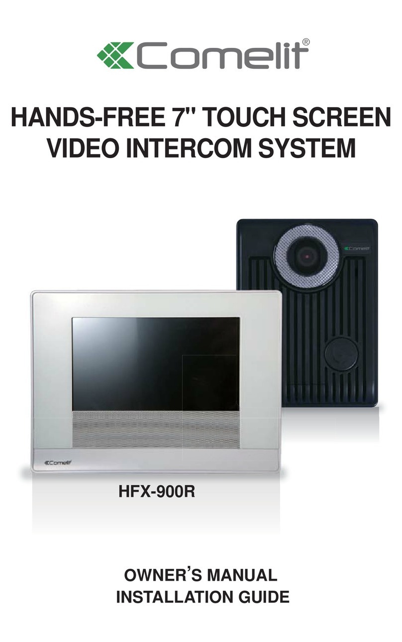 Comelit HFX-900R Troubleshooting guide