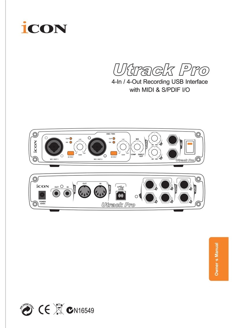 ICON Ultrack Pro User manual