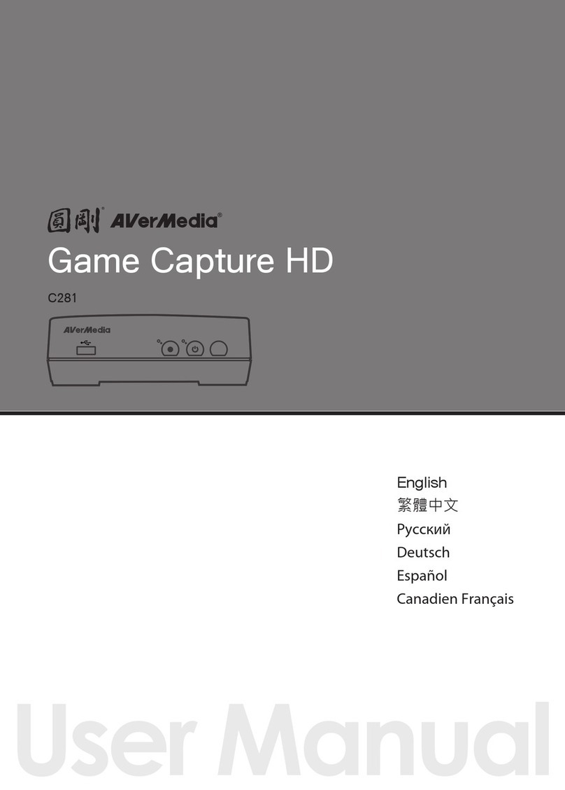 Avermedia C281 user manual