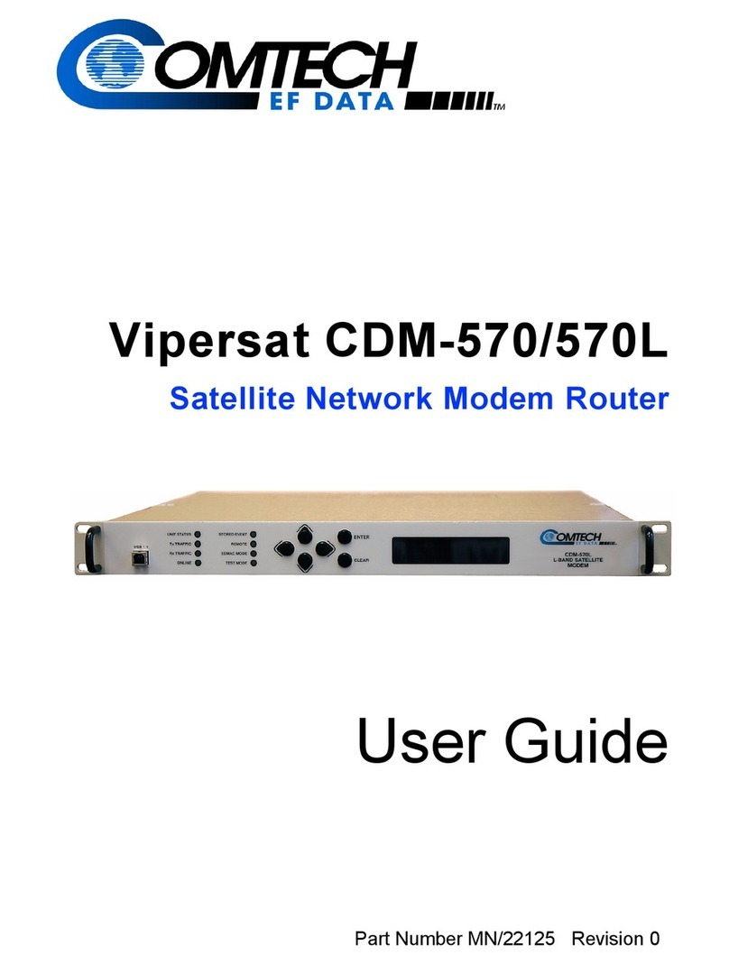 Comtech EF Data Vipersat CDM-570 User manual