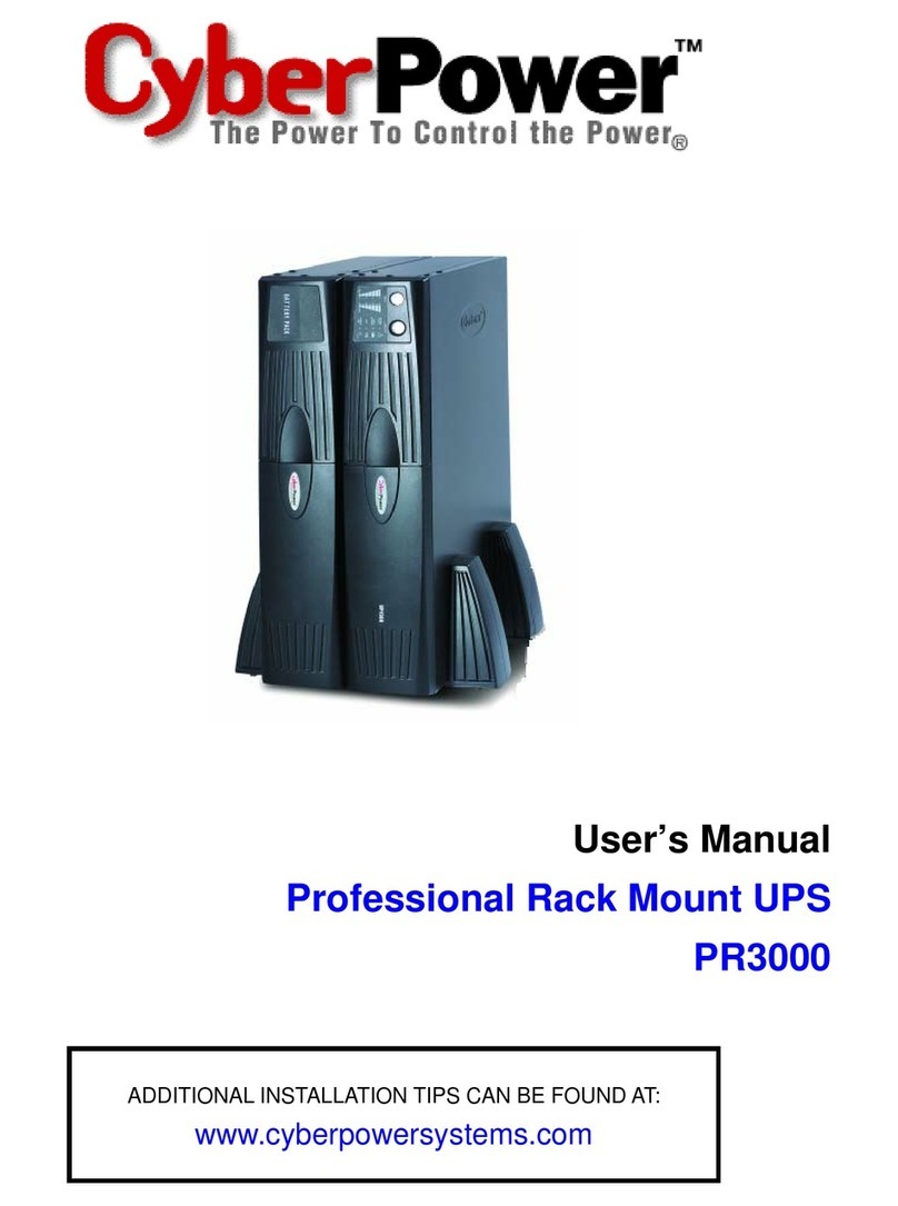 CyberPower PR3000 user manual