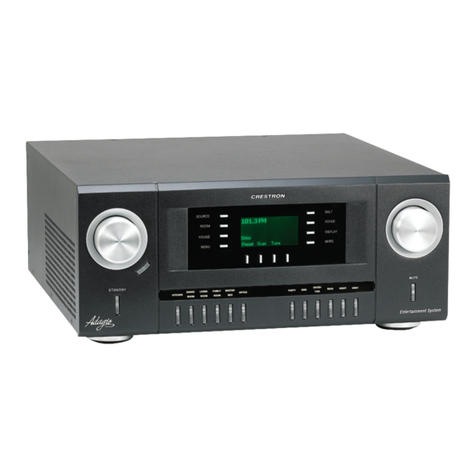 Crestron Adagio AES User manual