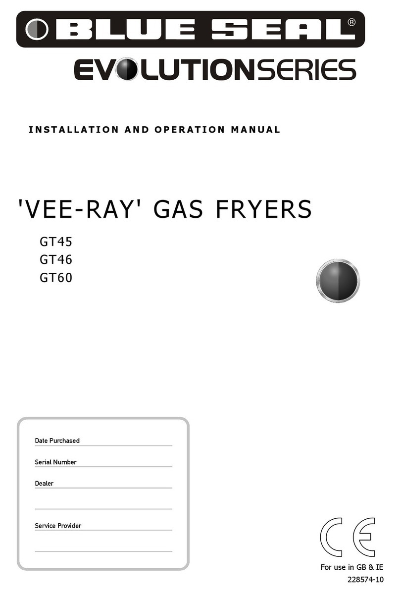 Blue Seal Evolution GT45 Installation and operation manual