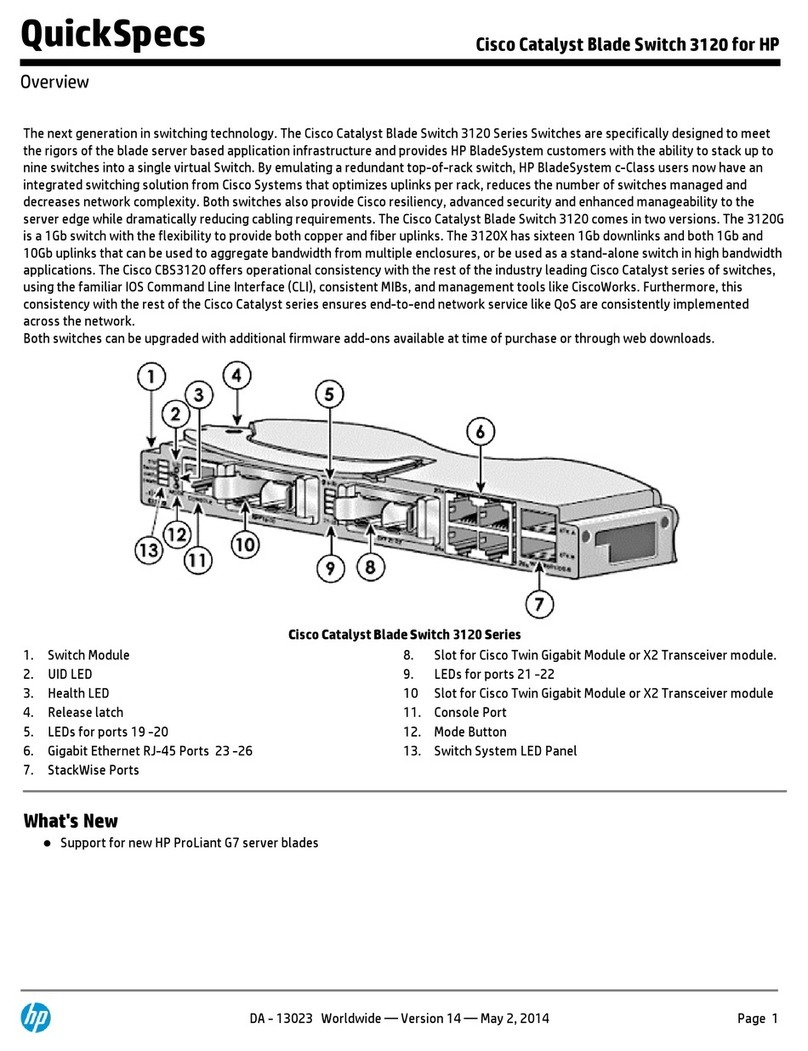 Cisco Catalyst 3120G User instructions