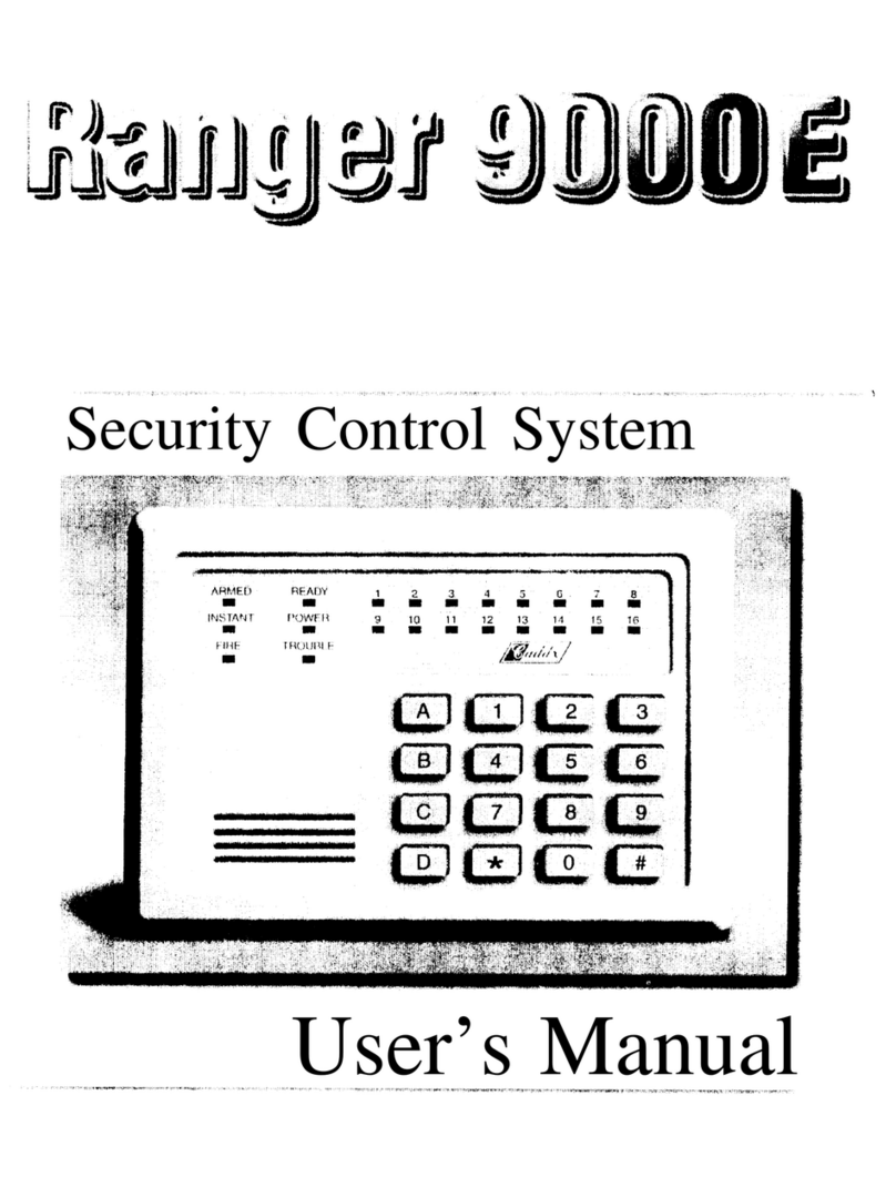 CADDX Ranger 9000E User manual CADDX Ranger 9000E User manual