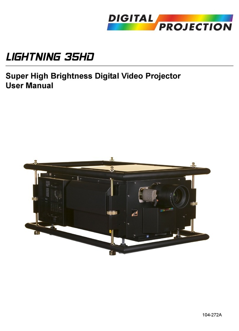 Digital Projection LIGHTNING 35HD User manual