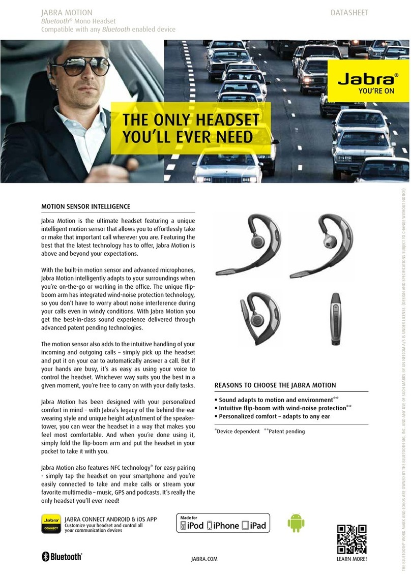 Jabra MOTION User manual