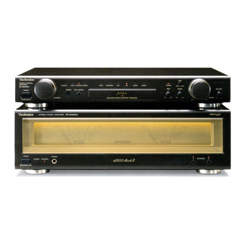Technics SE-A900S User manual