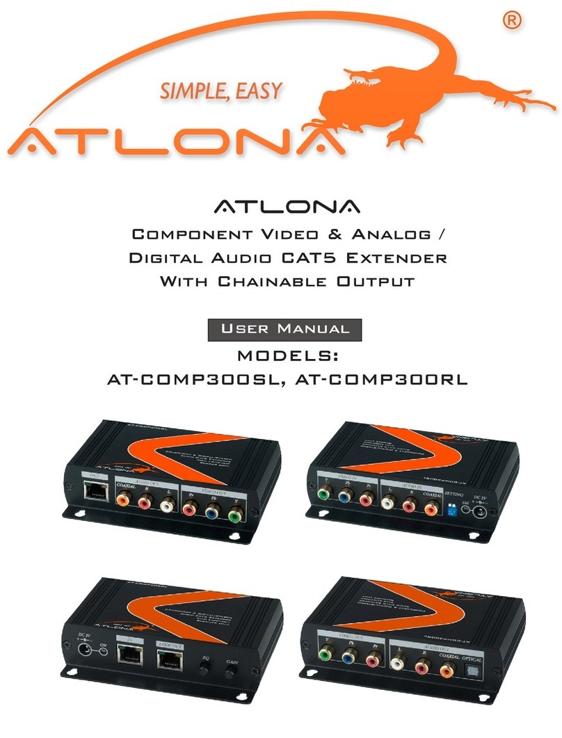 Atlona AT-COMP300SL User manual