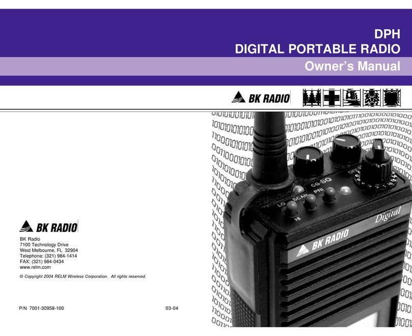 BK Radio DPH owner's manual