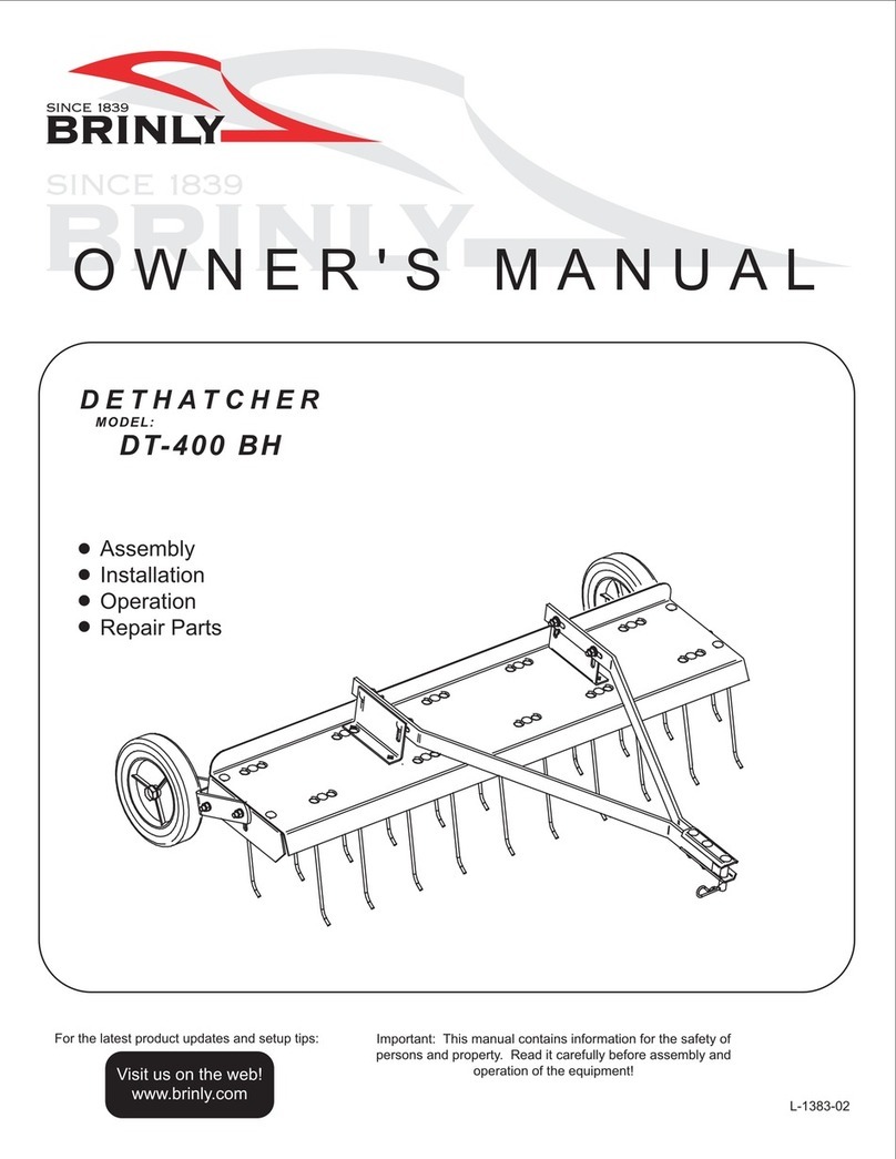 Brinly DT-400 BH User manual
