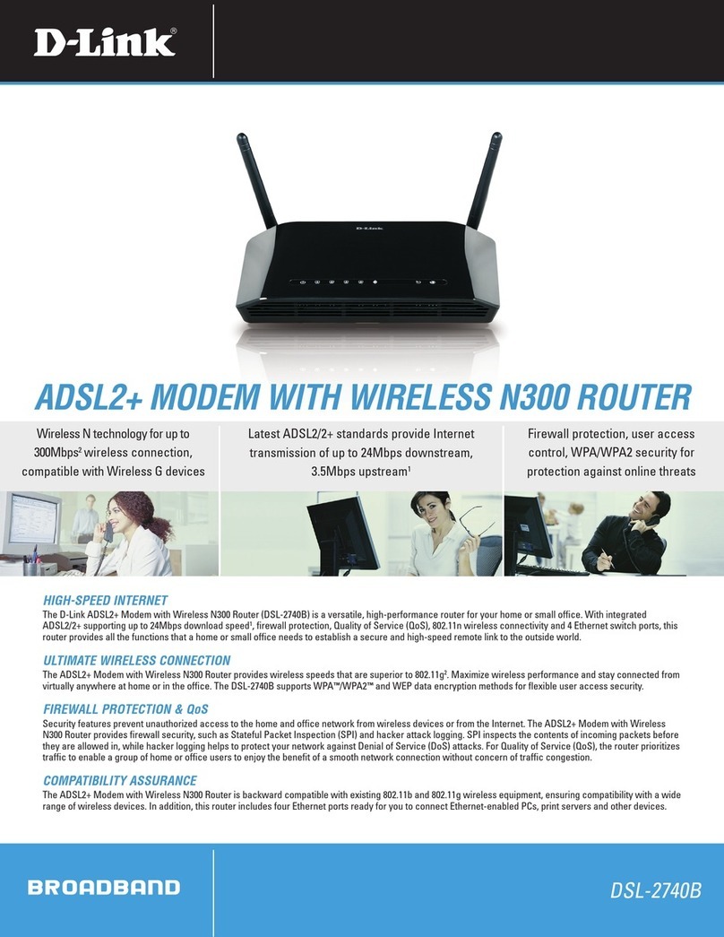 D-Link DSL-2740B User manual