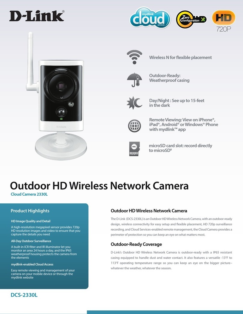 D-Link Cloud Camera 2330L User manual