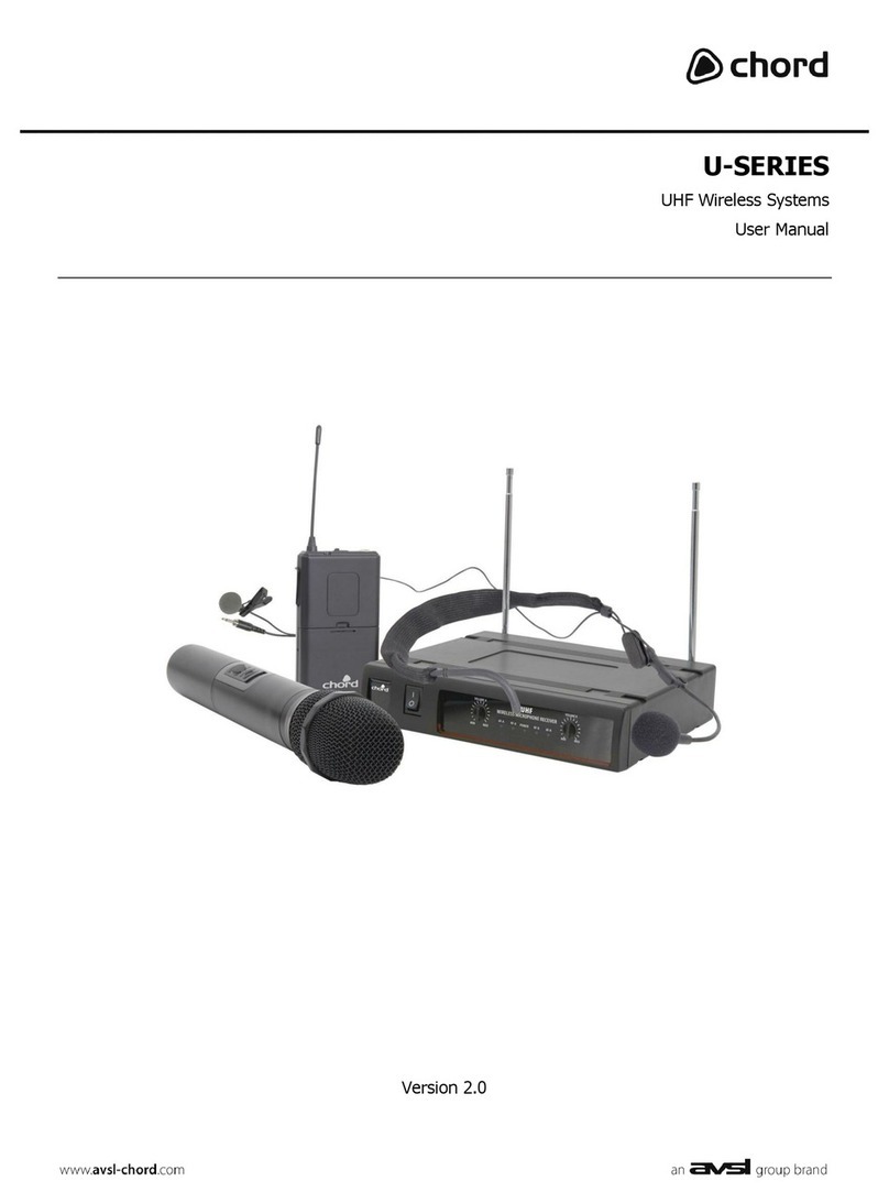 Chord U-SERIES user manual