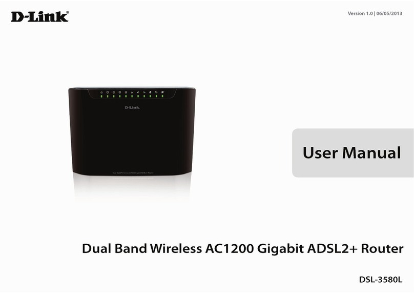 D-Link DSL-3580L Series User manual D-Link DSL-3580L Series User manual