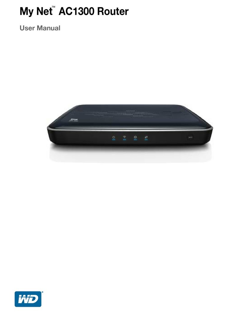 Western Digital My Net AC1300 user manual
