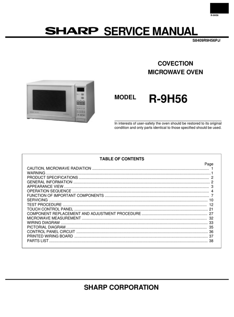 Sharp R-9H56 User manual