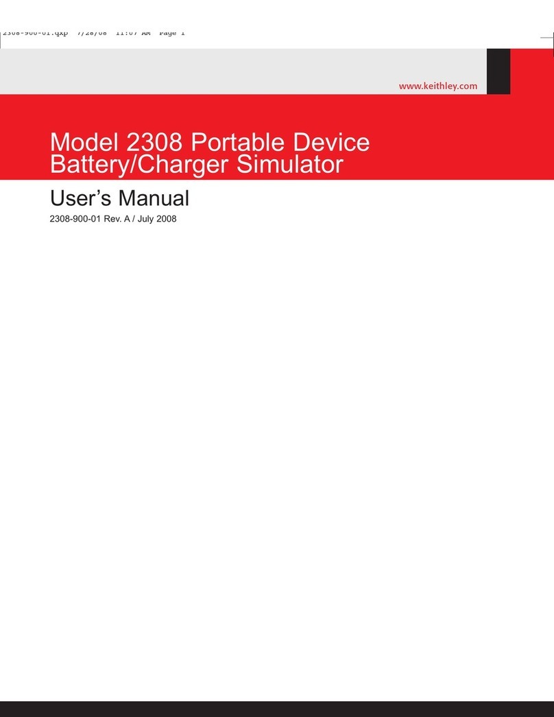 Keithley 2308 User manual