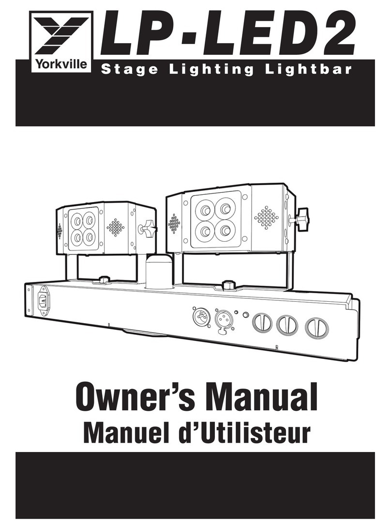 YORKVILLE LP-LED2 owner's manual