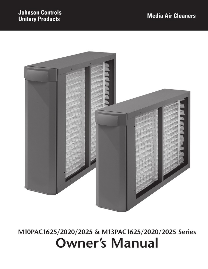Johnson Controls Unitary Products M10PAC1625 owner's manual Johnson Controls Unitary Products M10PAC1625 owner's manual