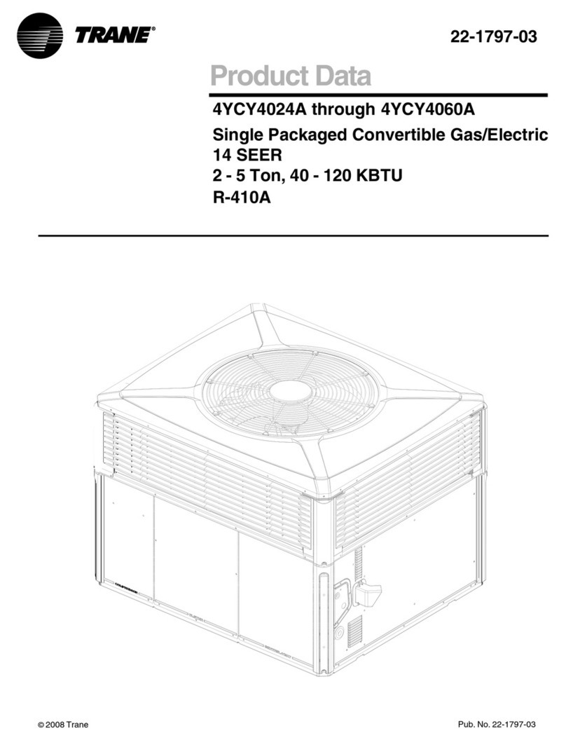 Trane 4YCY4060A Operation manual