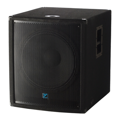 YORKVILLE YX18SP owner's manual