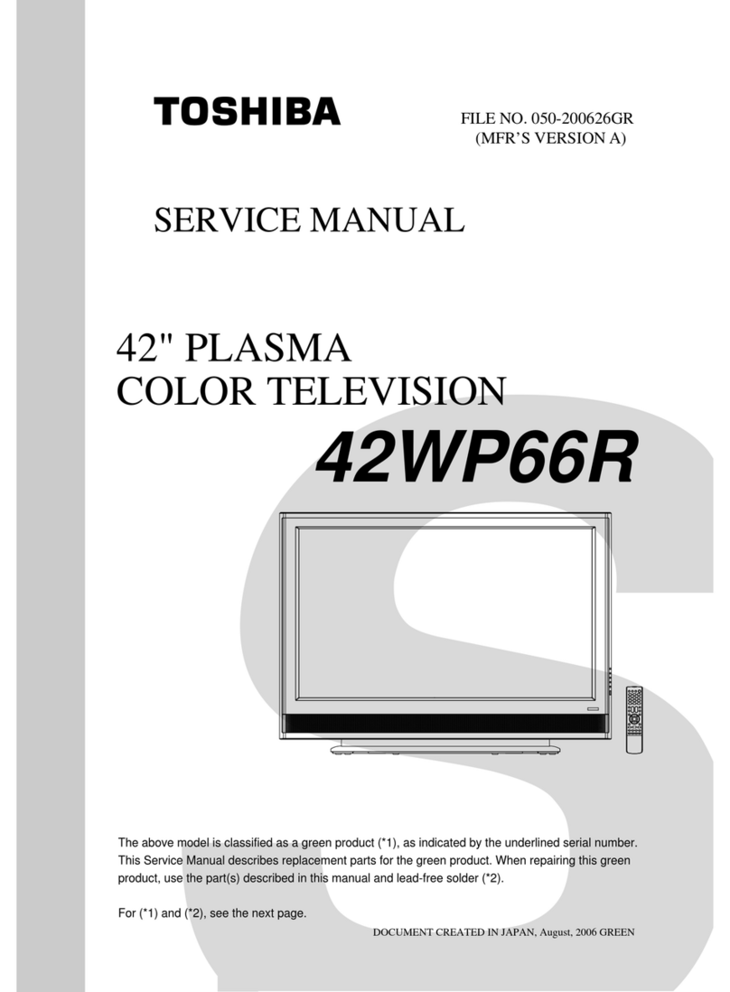 Toshiba 42WP66R User manual