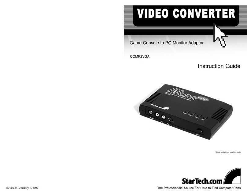 StarTech.com COMP2VGA Instruction guide