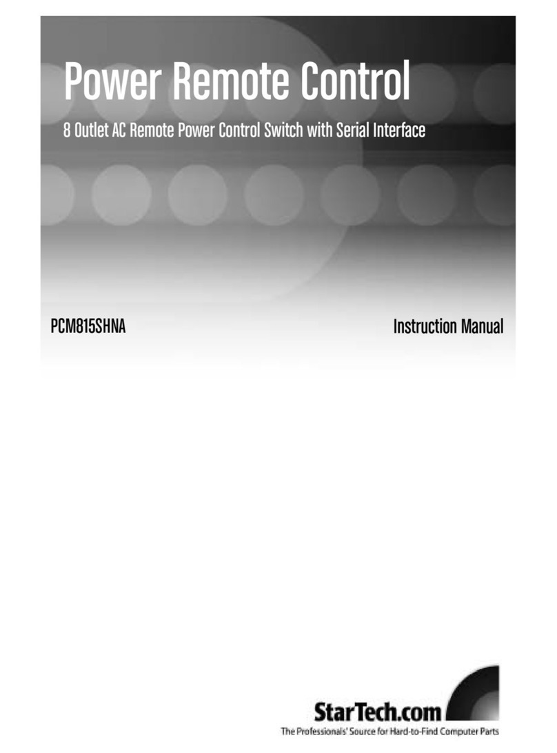 StarTech.com PCM815SHNA User manual StarTech.com PCM815SHNA User manual