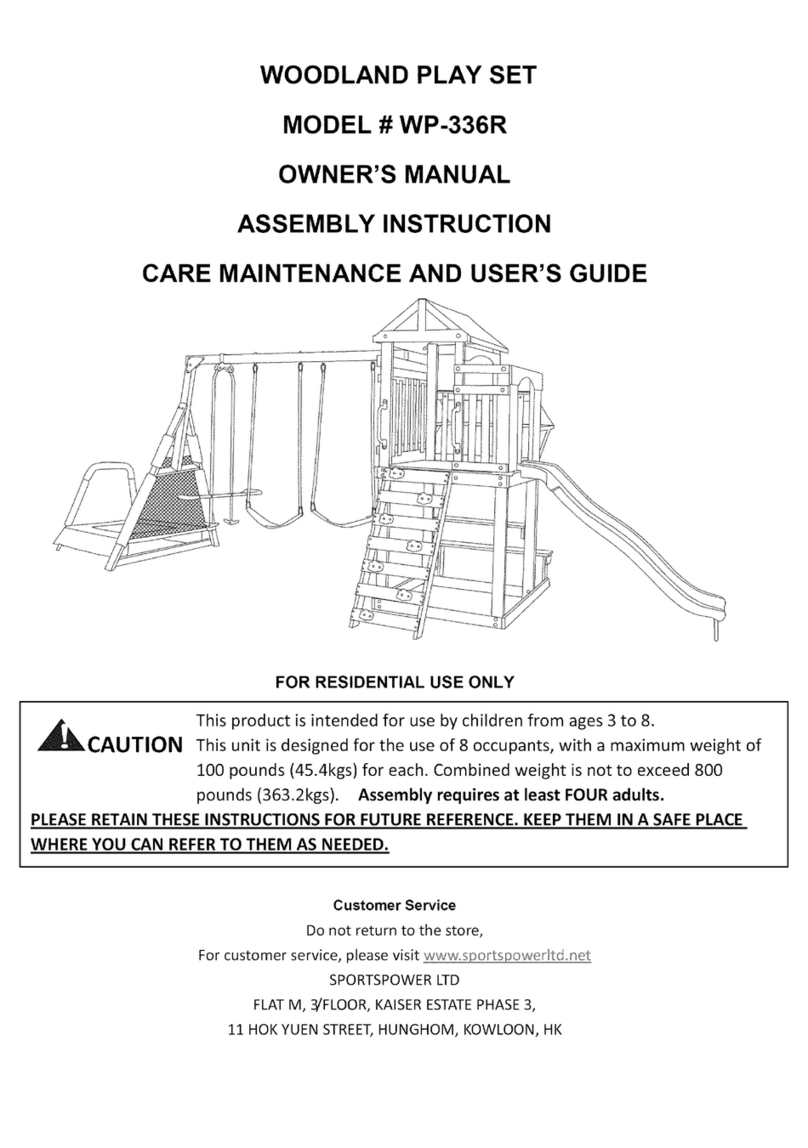 SPORTSPOWER WP-336R owner's manual SPORTSPOWER WP-336R owner's manual