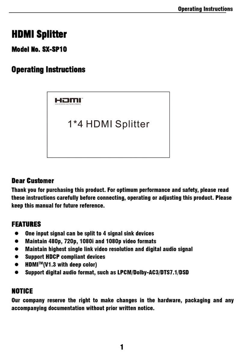 Wintal SX-SP10 operating instructions