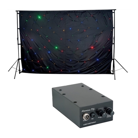 American DJ MULTI-LED CURTAIN owner's manual