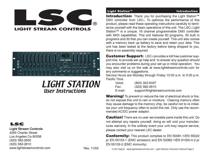 LSC Light Station User manual