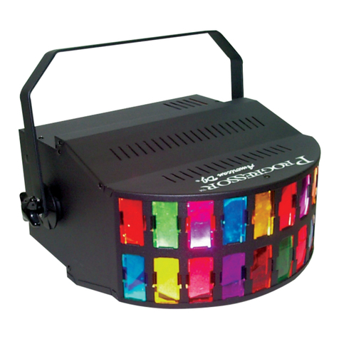 American DJ Progressor 2 User instructions