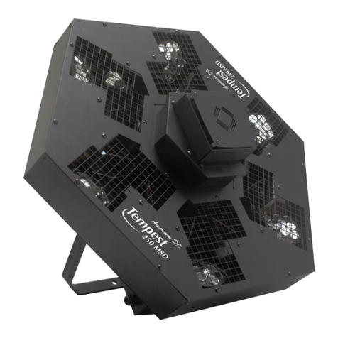 American DJ Tempest 250MSD User instructions