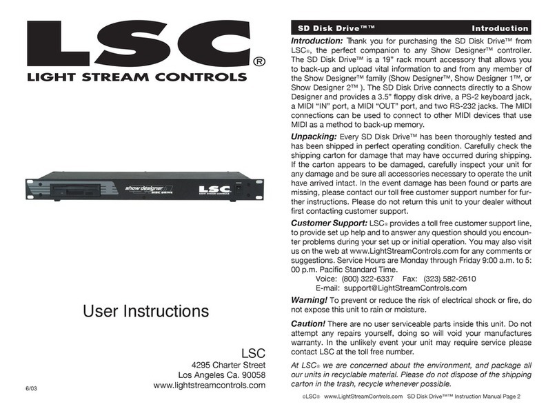 LSC SD Disk Drive User manual