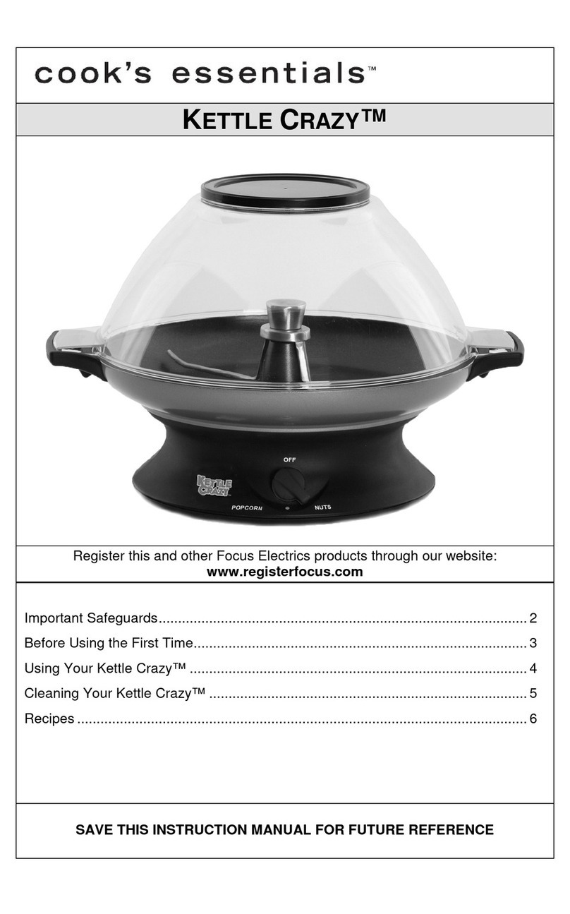 Cook's essentials Kettle Crazy instruction manual