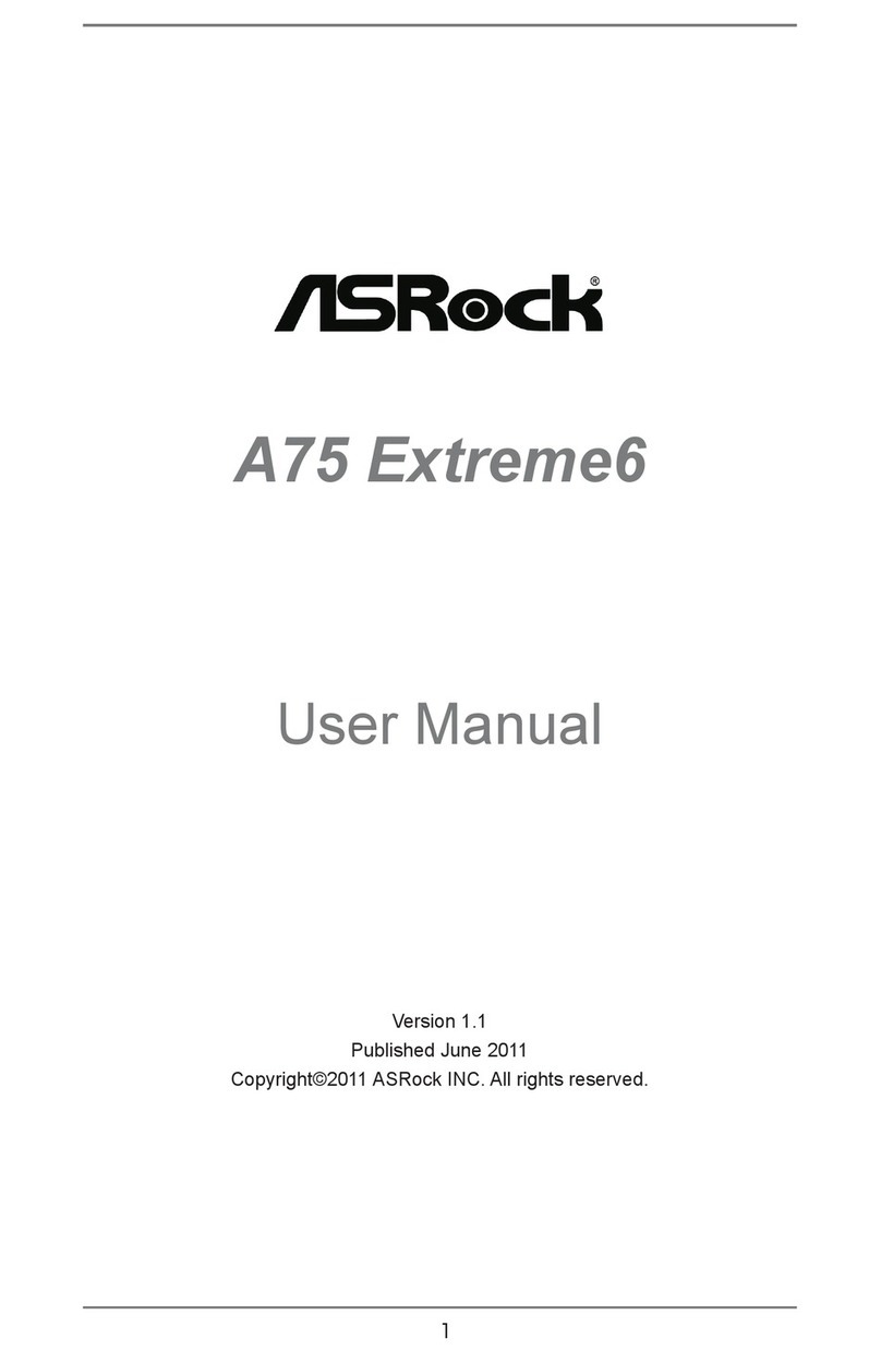 ASROCK A75 Extreme6 User manual