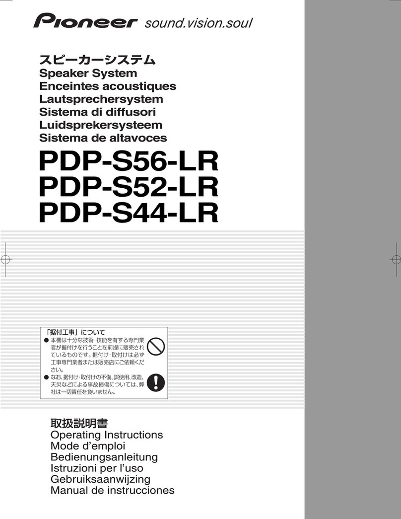 Pioneer PDP-S52-LR User manual