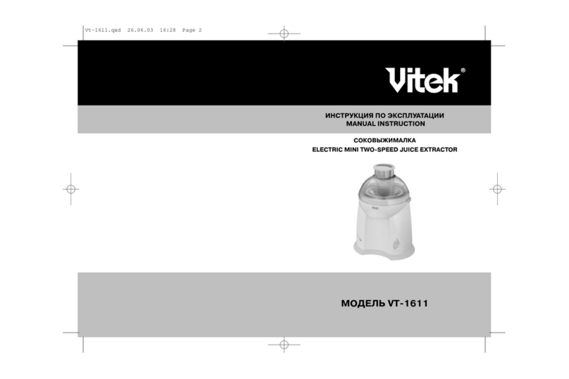 Vitek VT-1611 Manual instruction