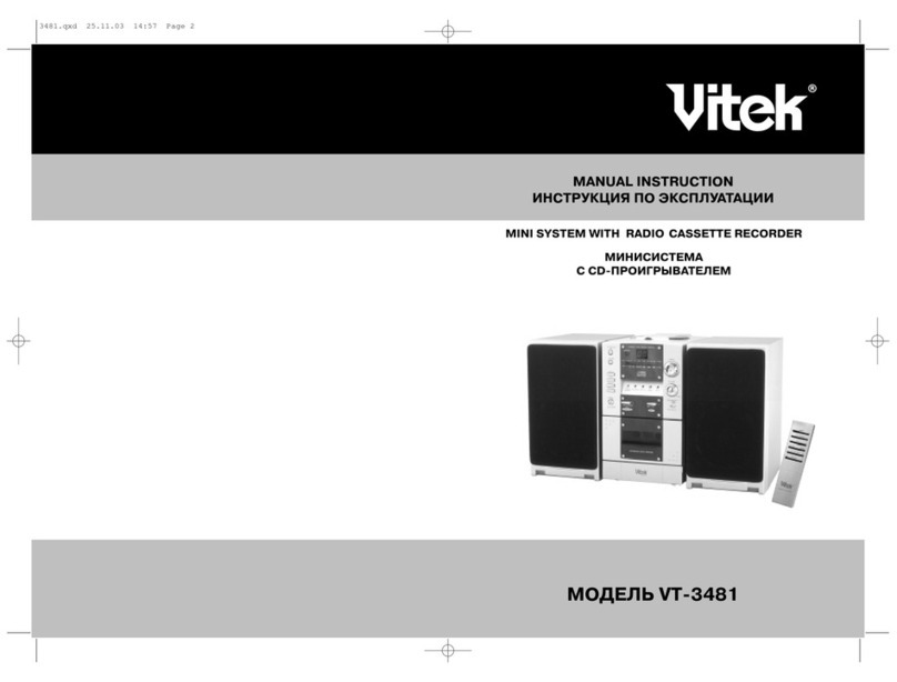 Vitek VT-3481 Manual instruction